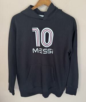 Messi Collection #10 Black Hoodie Sweatshirt 2XL Inter Miami Soccer